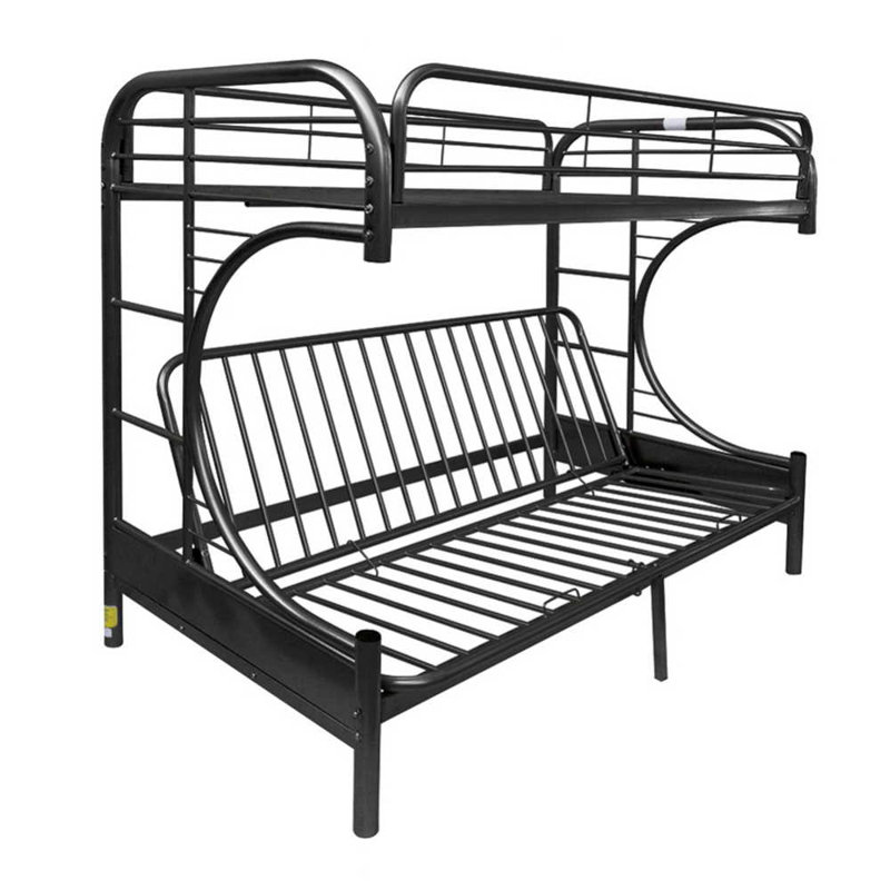Nordheim Kids Twin Bunk Bed, Twin XL/Queen, Black