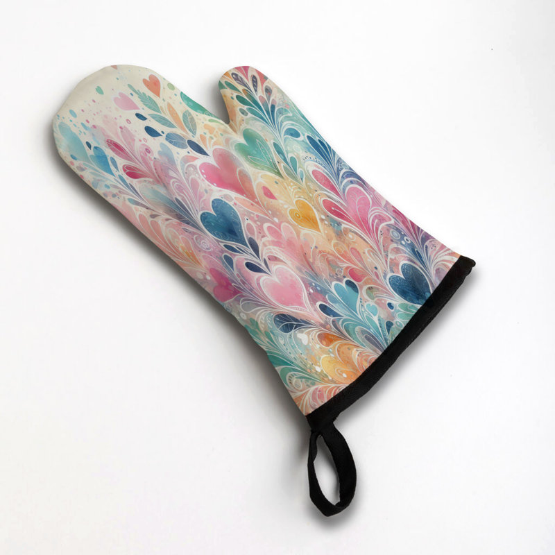 Couvre-lit en coton Love Splatter