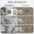 2x8 Runner Rug, Machine Washable Braided Printed Hallway Carpet, Non-Slip Throw Floor Mat for Kitchen, Farmhouse, Living Room, Bedroom (Gray)-1645184506-1645184507