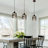 Yadah 1 - Light 6.29" Wide Cylinder Pendant with Glass Shade for Kitchen Island-95385545-95385543
