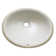 Vitreous China Oval Undermount Bathroom Sink with Overflow