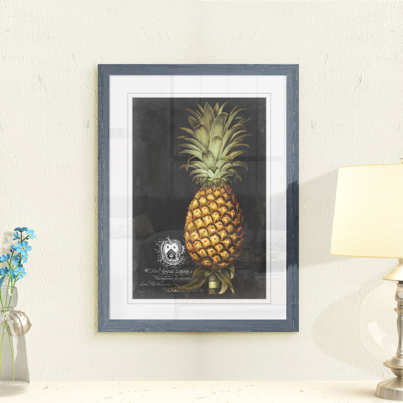 « royal brookshaw pineapple i » par paul cezanne-reproduction d’art sur toile encadrée, H 32 po x l 44 po x 1,25 po