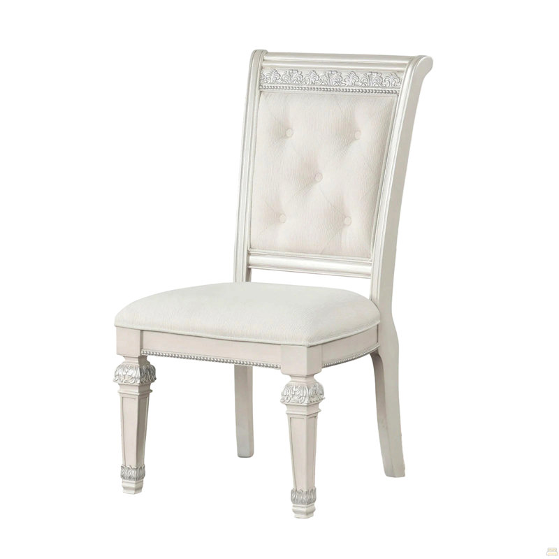 Siège et dossier rembourrés avec chaise d'appoint 2 pièces