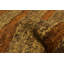 Tapisserie naturelle brune Kilim 6 pi 7 po x 6 pi 5 po