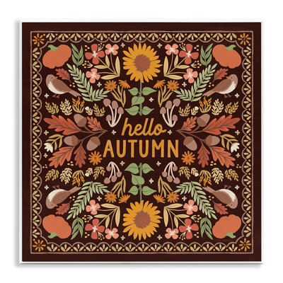 «Hello Autumn on Brown» par Laura Marshall