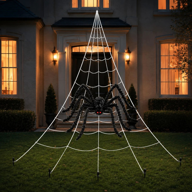 Giant Halloween Spider Web