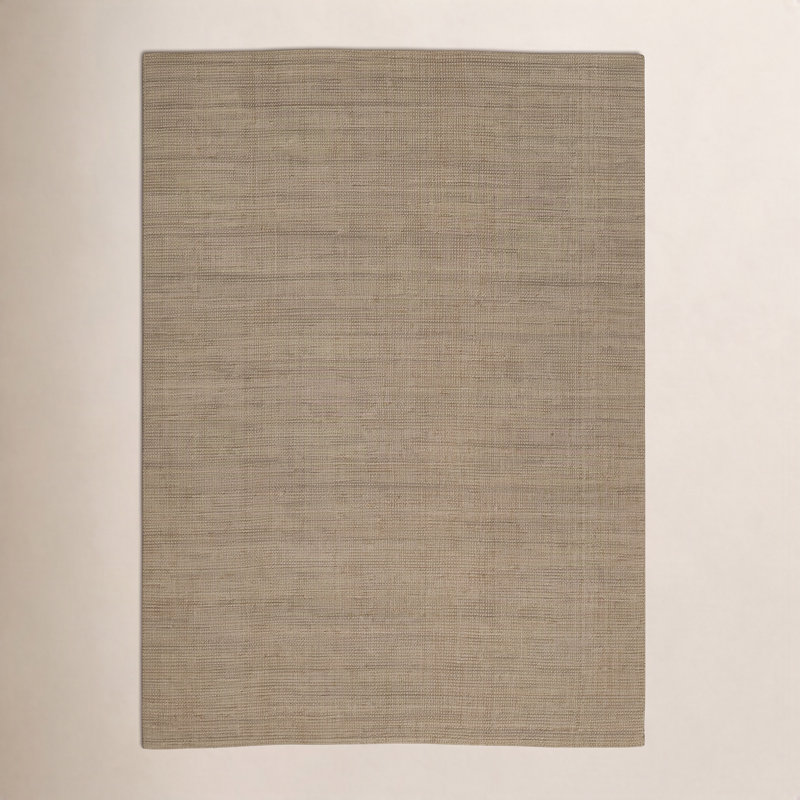 Guthrie Novi Hand-Loomed Wool Solid Area Rug, Sand, Rectangle 8'9" x 11'9"