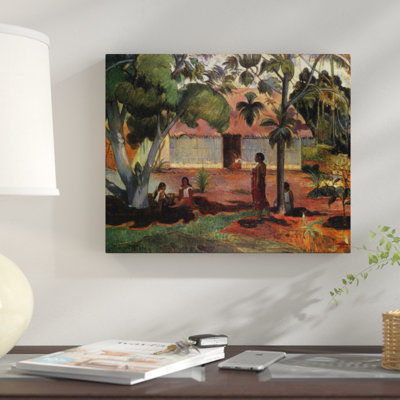 " The Large Tree " by Paul Gauguin Print