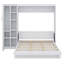 Lit escamotable avec tablettes, armoire et lumières DEL Gulshara-351498470-351498491