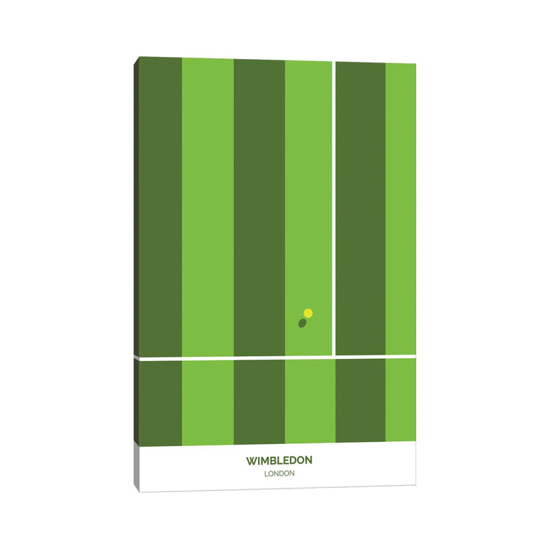 Wimbledon by Avesix - Wrapped Canvas Print, 20.32 cm H x 30.48 cm W
