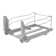 Rev-A-Shelf Double Pull Out Trash Can 50 Qt with Soft-Close