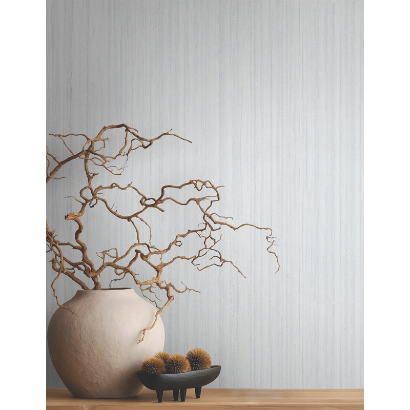 Papier peint strié, Gris clair