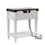 Table de chevet rétro 24 "à deux tons