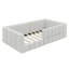 Woollen Upholstered Montessori Floor Bed, Low Profile Bed With Guardrails, No Box Spring Needed-131080298
