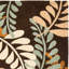 Tapis à motif floral touffeté à la main Modern Art-7322879