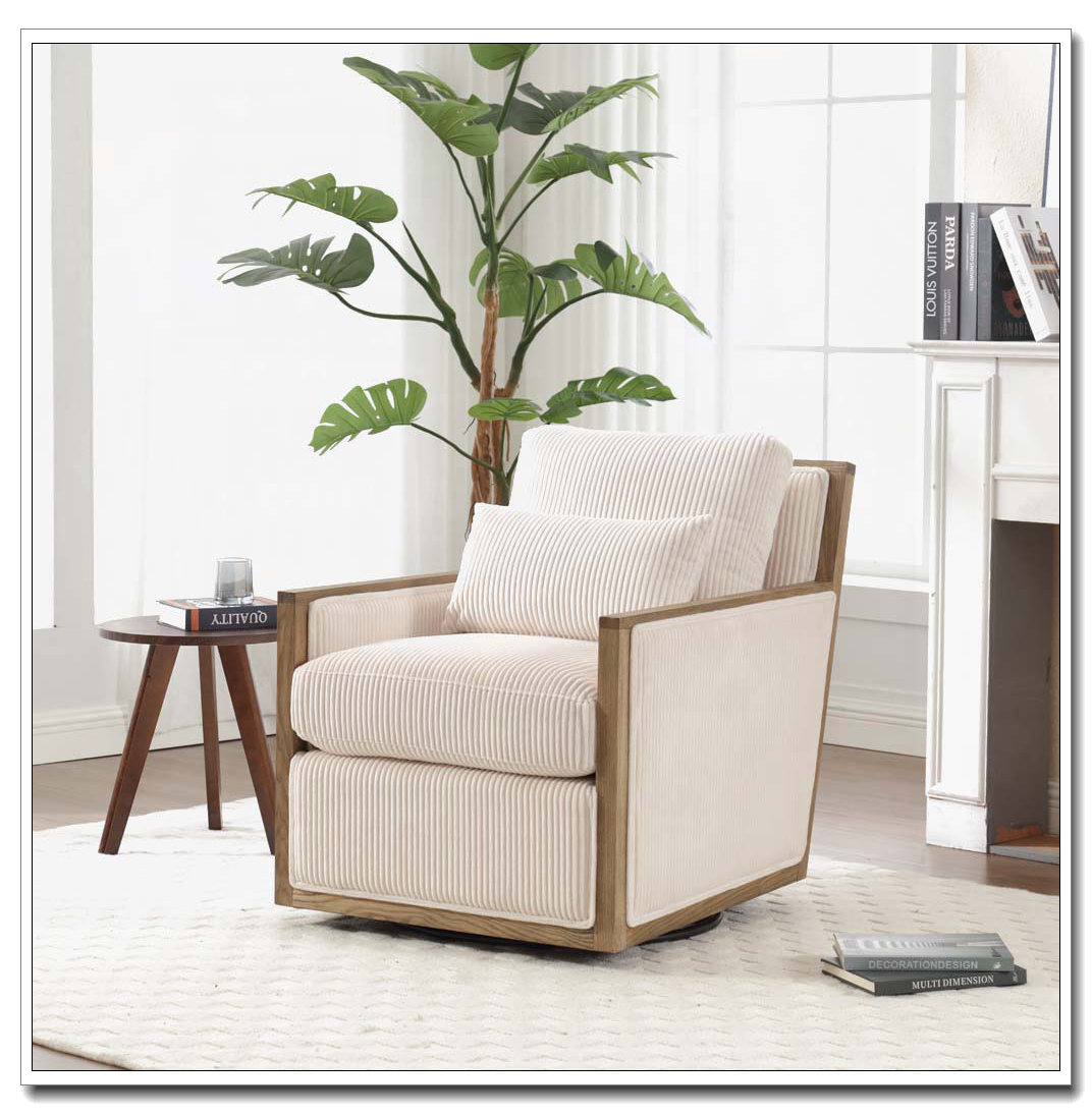 Latitude Run® Rattan 360 Degree Swivel Barrel Club Chair - Wayfair Canada