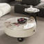 Table basse ronde en pierre micro-cristalline