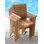 Douberly Outdoor Teak Dining Armchair