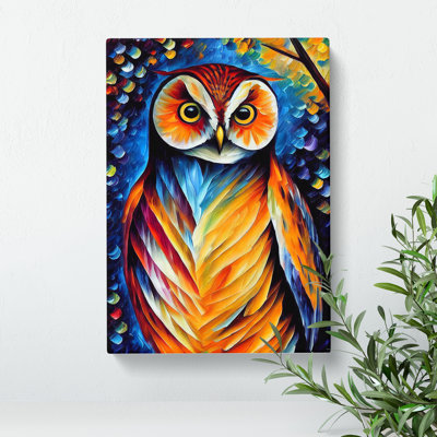 Portrait Of A Barn Owl No.6 - Wrapped Canvas