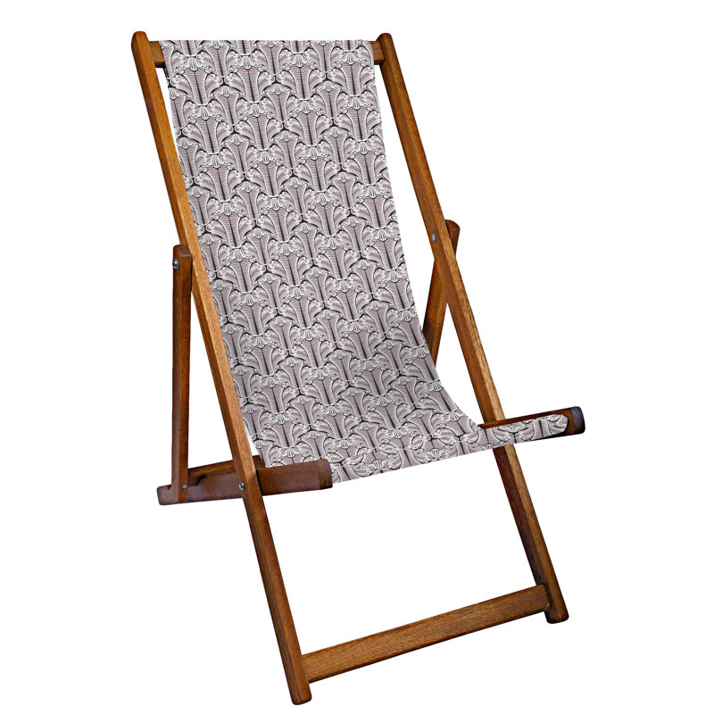 Catlin Folding Deck Chair, Pink
