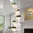 Ravello 5-Light Height Adjustable ETL Certified Integrated LED Chandelier with Globe Shades-65216909