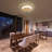 15 Inch RGB Dimmable Led Enclosed Ceiling Fan With Light Modern Bladeless 6 Speed Remote Control For Bedroom Kids Room Party