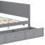 A Full-Sized Wooden Daybed With Three Built-In Drawers And Integrated USB Charging Ports-459065702
