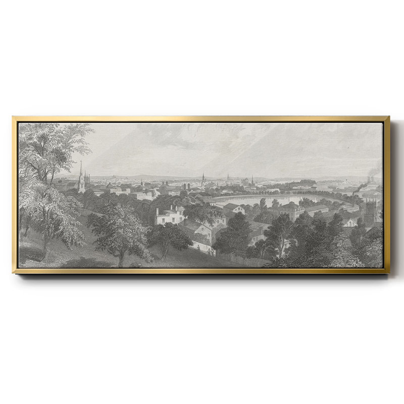 City of Providence - Toile encadrée, H 8 po x l 20 po