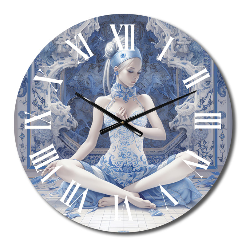 Horloge murale de yoga Yogini, Moyenne