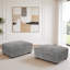 41.75cm Wide Rectangle No Pattern Footstool Ottoman-538956584