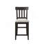 Ensemble de salle à manger à hauteur de comptoir 9 pièces Napa - Brun foncé-2141495322