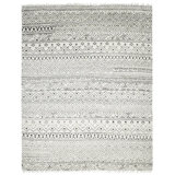 Moroccan Hand-Knotted Gray Area Rug