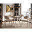 Extendable Round Metal Base Dining Table-1563213555-1563213451