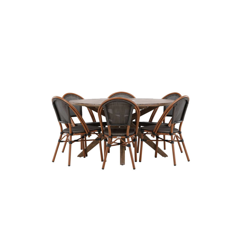 Waterford 6 - Person Patio Dining Set with Round Table