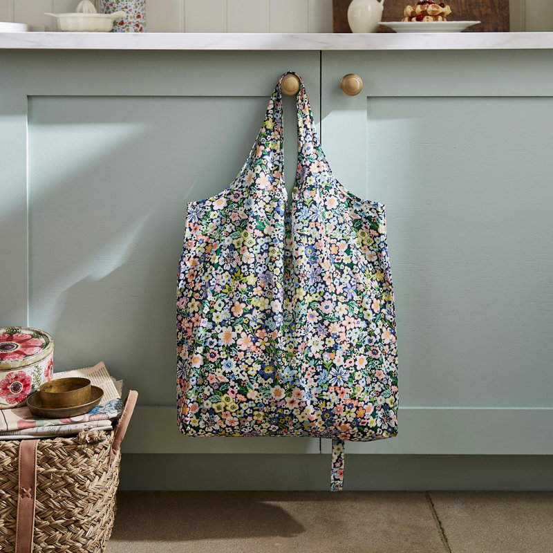 Confetti Floral 100% Polyester Picnic Tote Bag
