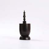 Ebony Wood Collection Wood Jar