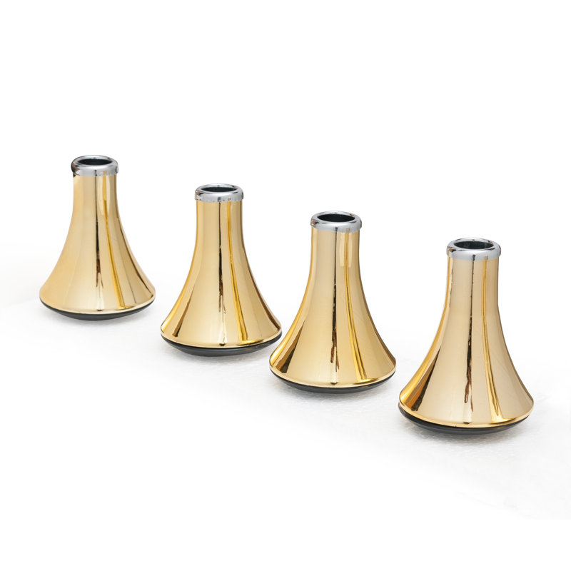 Le cadre de lit Hanscom glisse les pieds pour remplacer les roues, Or