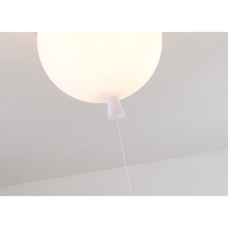 Luminaire ballon encastré en acrylique blanc 1 lumière 9,84 po Navii, 13.78" H x 13.78" W x 13.78" D