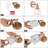 1-Light Gold Wall Sconce with Bell Shape Clear Glass for Indoor Damp