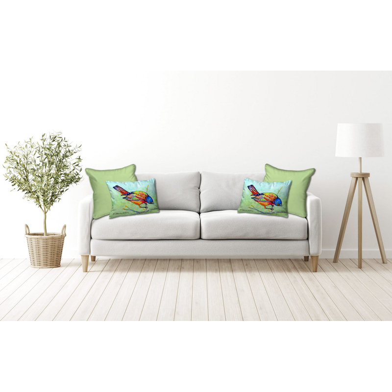 Housse et insert de coussin rectangulaire d'extérieur Bunting Look, 16" x 20"