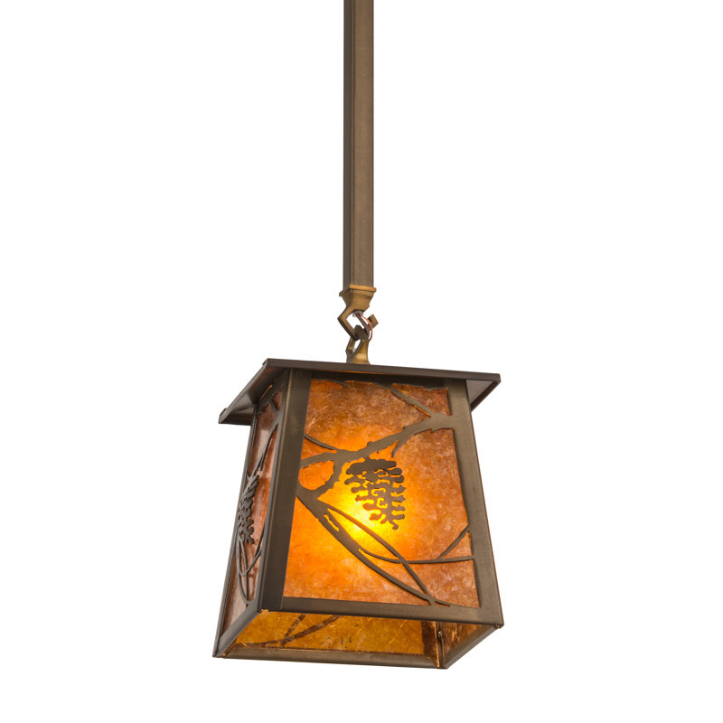 Luminaire suspendu géométrique 1 lumières lanterne Wynsum