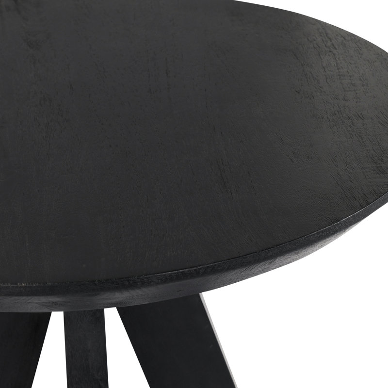Table de salle à manger à hauteur de comptoir Furley, 42", Noir