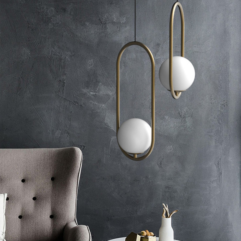 Daquion 1 - Light Geometric Pendant, Gold