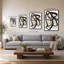 «Hindsight Black II» par Lucille Price - Impression sur toile