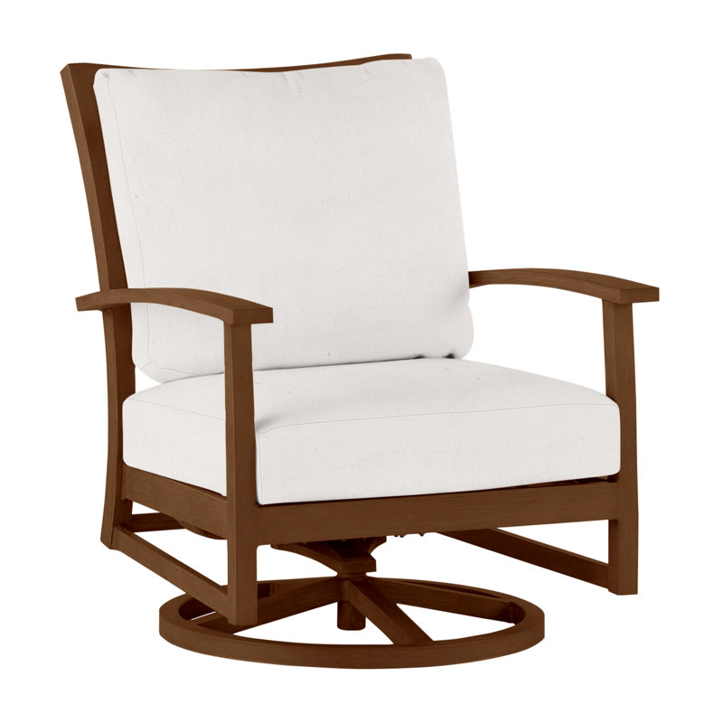 Chaise longue avec coussins Charleston, Blanc naturel, No Welt, Huître