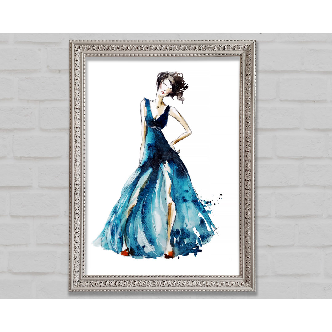 Cloverly Ballkleid Envy Gerahmter Druck Wandkunst