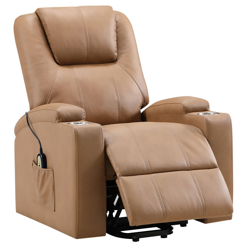 Fauteuil inclinable de massage Macklin, Chameau