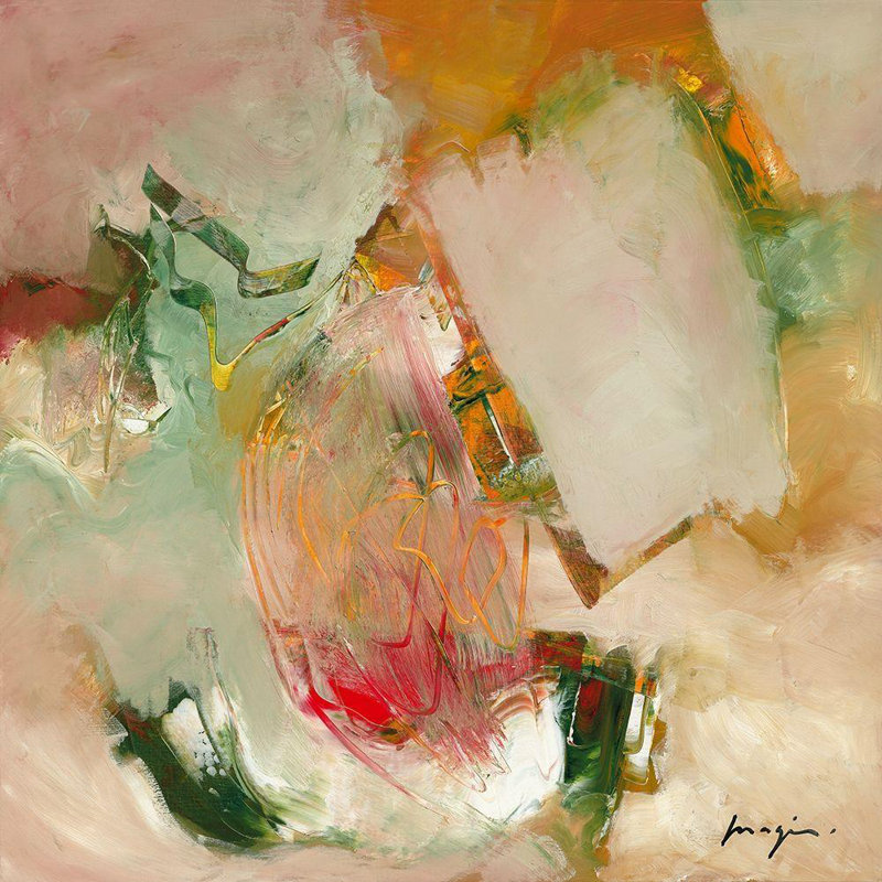 Art sur toile tendue par Brayden Studio® Magis, Pascal, Variations abstraites VII, H 15 po x l 15 po
