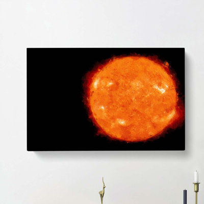 The Surface Of The Sun - Wrapped Canvas