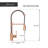 Nauxus Pull Down Kitchen Faucet-91342842
